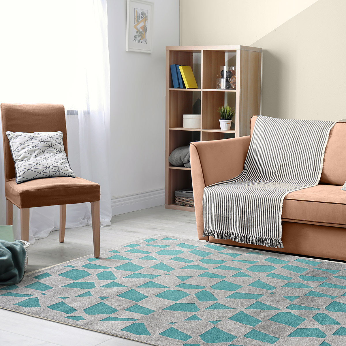 Stylish,Living,Room,Interior,With,Comfortable,Sofa,And,Armchair