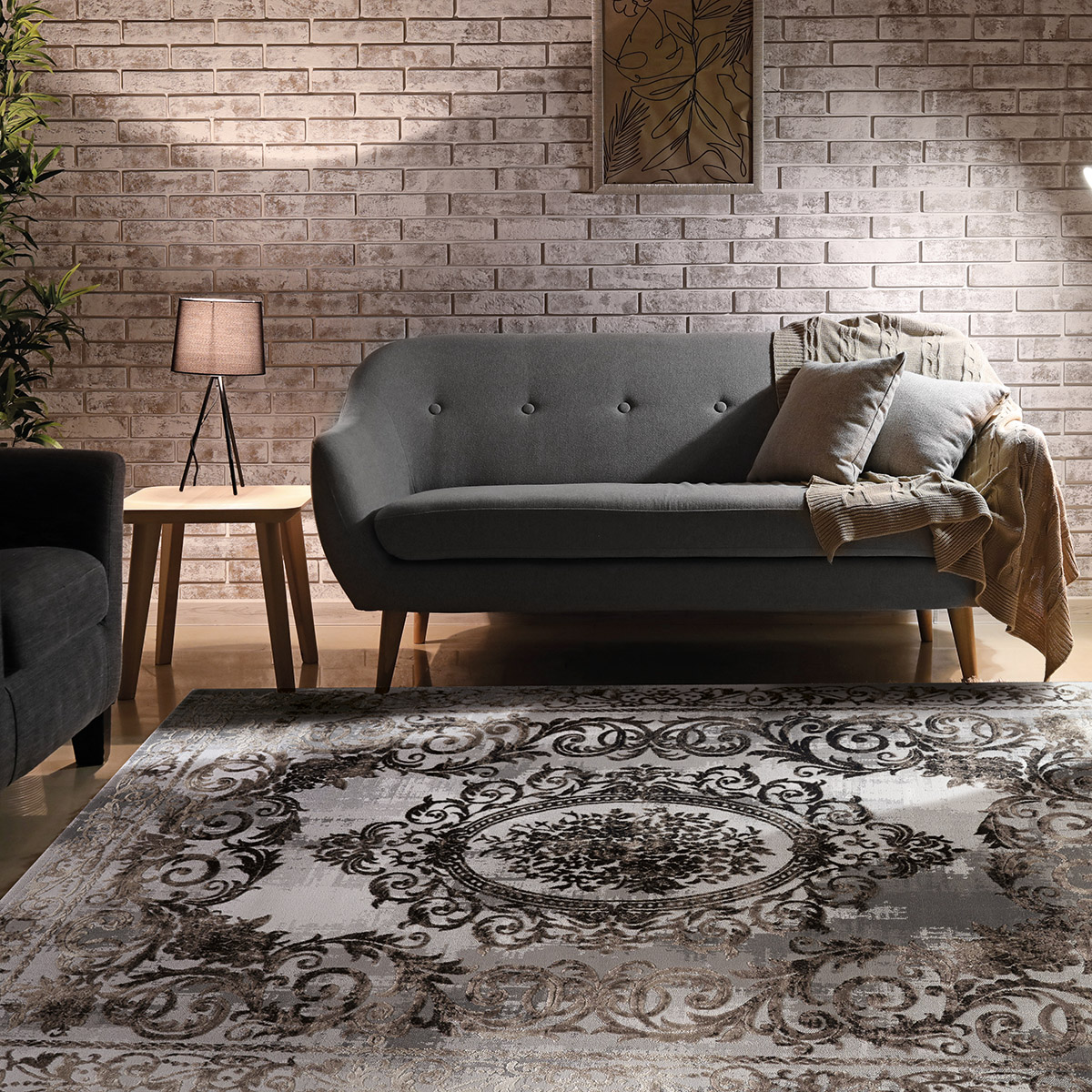 Stylish,Interior,Of,Room,At,Night